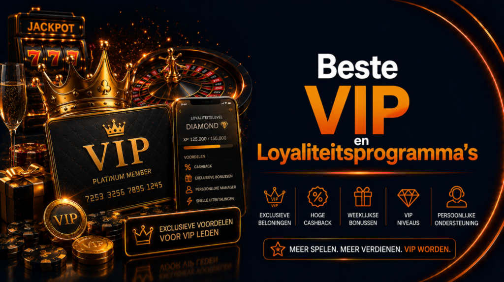 Casino’s met beste VIP programma’s voor high rollers