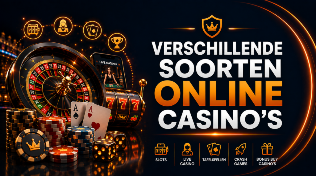 Verschillende soorten online casino’s en speelopties