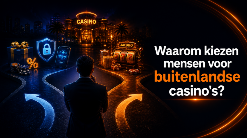 Waarom kiezen mensen voor buitenlandse online casino’s